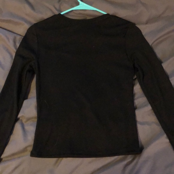 Black long sleeves shirt - Picture 2 of 4